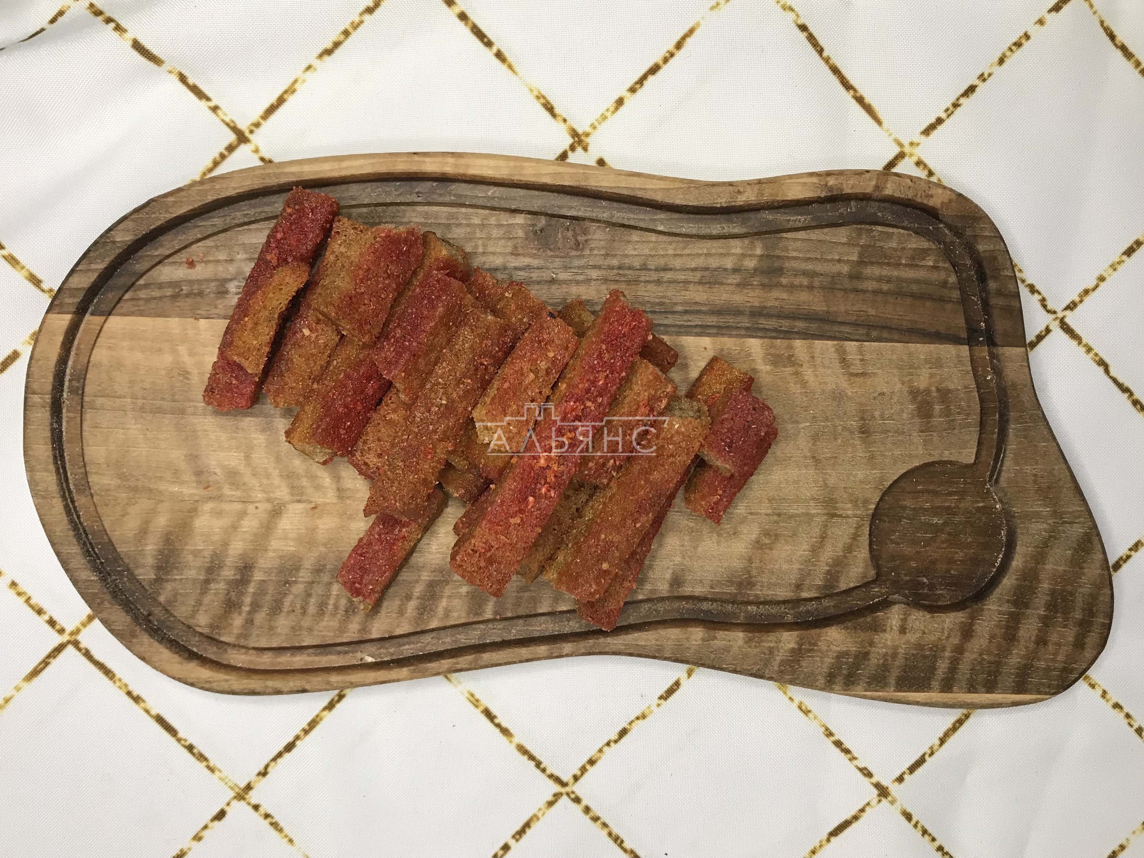 Деревенские гренки с аджикой в Старой Купавне