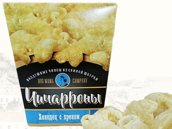 Чичарроны со вкусом холодца и хрена в Старой Купавне