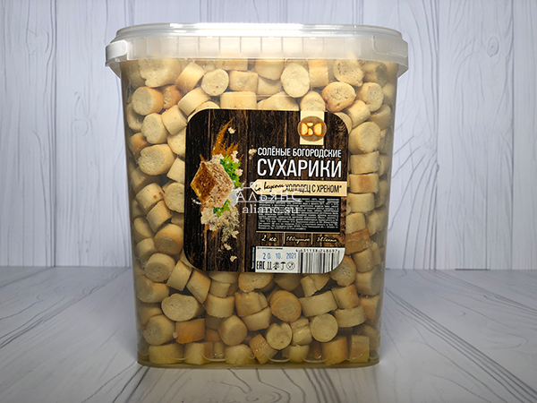 Сухарики с холодцом и хреном в Старой Купавне