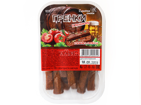 Сурские гренки Томат спайси (100 гр) в Старой Купавне