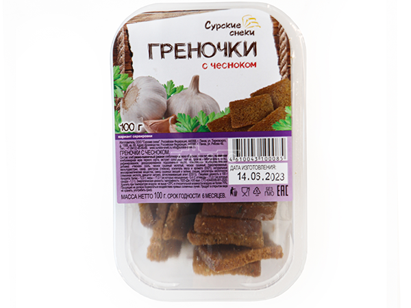 Сурские гренки с Чесноком (100 гр) в Старой Купавне