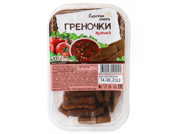 Сурские гренки с Аджикой (100 гр) в Старой Купавне