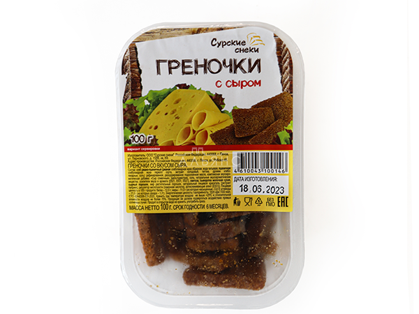 Сурские гренки со вкусом Сыра (100 гр) в Старой Купавне