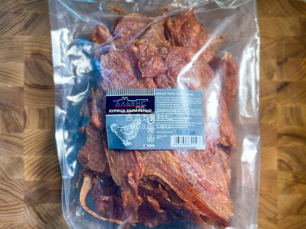 Мясо (АЛЬЯНС) вяленое курица 500гр "С халапеньо" в Старой Купавне