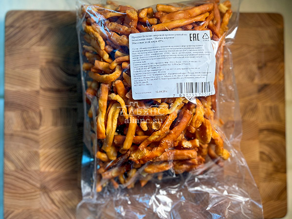 Нитка ЖАРЕНАЯ  Oktobersnack1 кг (сырный продукт) в Старой Купавне