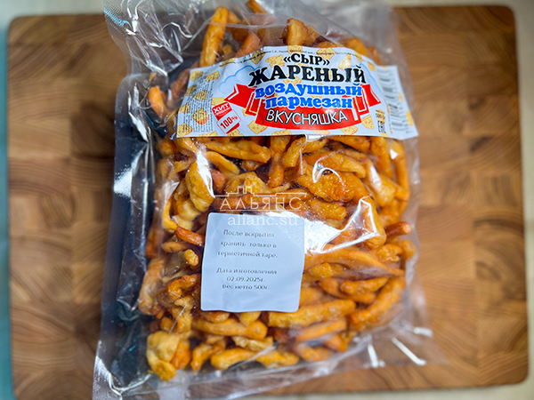 Жареный сыр "ВКУСНЯШКА" со вкусом пармезан (500 гр) в Старой Купавне