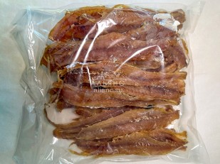 Кальмар стружка: Минтай солёно-сушёный (рваный)